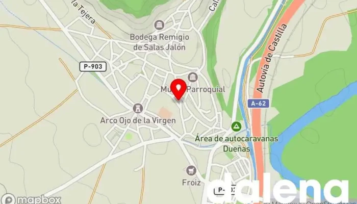 mapa de El Rincón de la Fruta Frutería en Dueñas