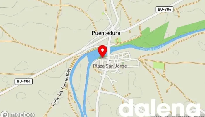 mapa de Embutidos Rojo Carnicería en Puentedura