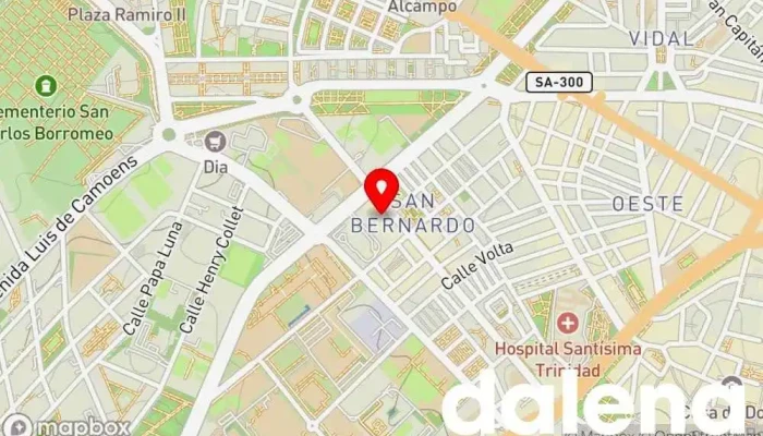mapa de Encurtidos Nusky Supermercado en Salamanca