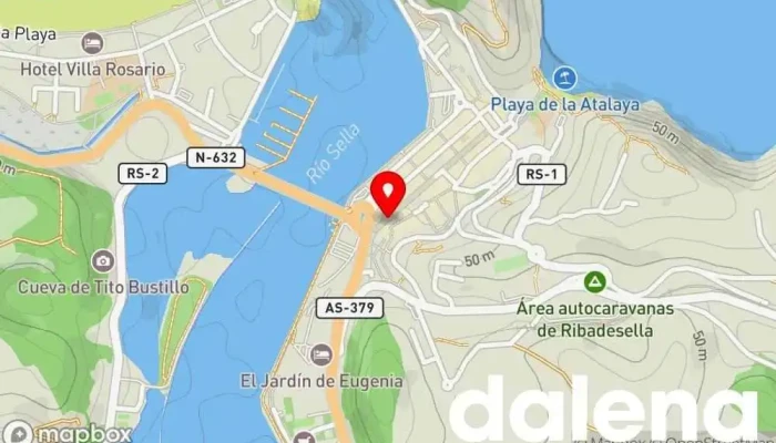 mapa de EnSuPunto Supermercado, Tienda de alimentación, Frutería en Ribadesella