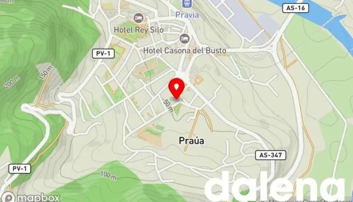mapa de EROSKI Supermercado en Pravia