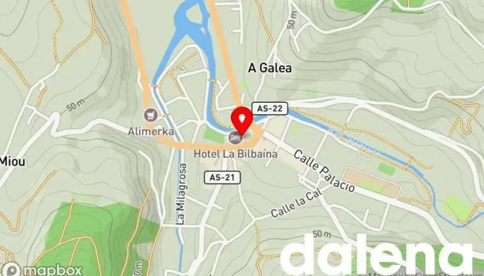 mapa de Establecimientos Toni Tienda de artículos para el hogar en Vegadeo