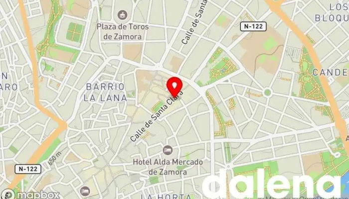 mapa de Estanco n°007 (Santa Clara) Estanco en Zamora