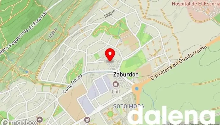 mapa de ESTANCO ZABURDÓN Tienda de alimentación en San Lorenzo de El Escorial