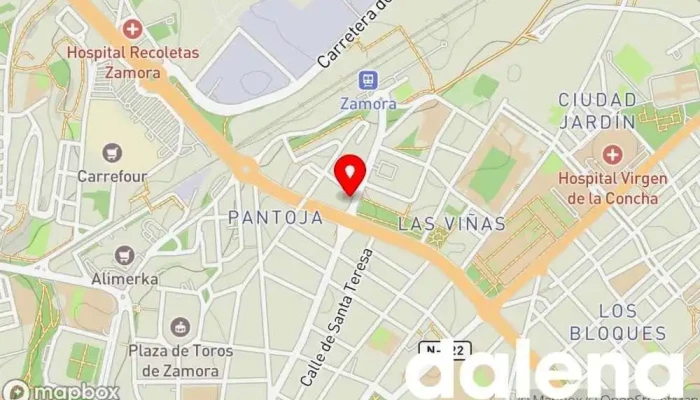 mapa de Exclusivas la Ibense S.A. Juguetería en Zamora