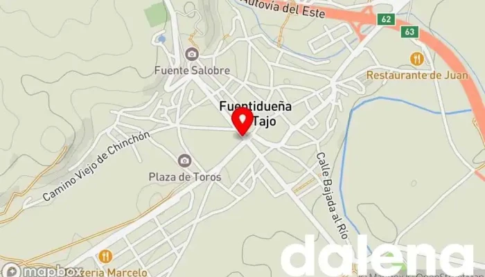 mapa de FROSKY Supermercado en Fuentidueña de Tajo
