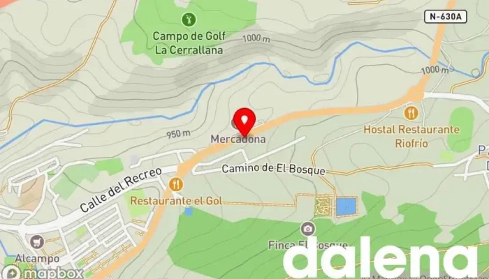 mapa de FRUTAS BERMEJO S.L. BEJAR (Almacén) Frutería en Béjar