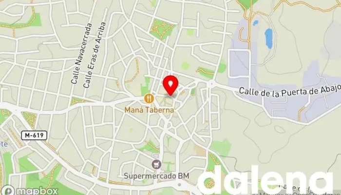 mapa de Frutería Alhambra Alpedrete.Servicio A Domicilio Gratuito. Frutería en Alpedrete