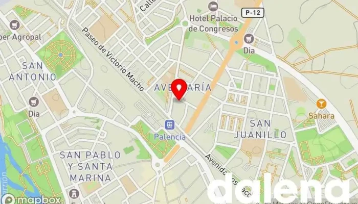 mapa de Frutería Coral Frutería en Palencia