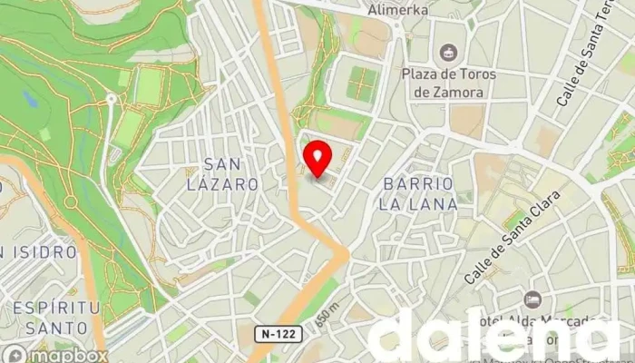 mapa deTienda de alimentación Frutería la huerta en Zamora mapa de Frutería la huerta Tienda de alimentación en Zamora