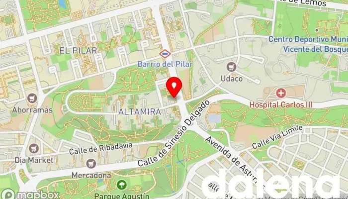 mapa de Frutería Y Alimentación Supermercado en Madrid