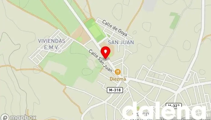 mapa de Fruterías Milagros Supermercado en Colmenar de Oreja