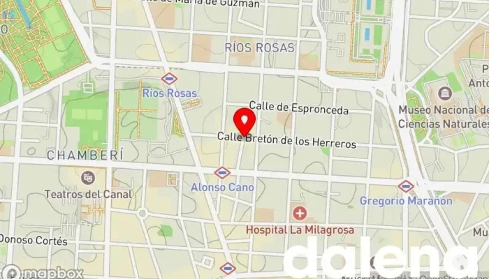 mapa de Gourmet Madrid Chamberí Tienda de delicatessen en Madrid