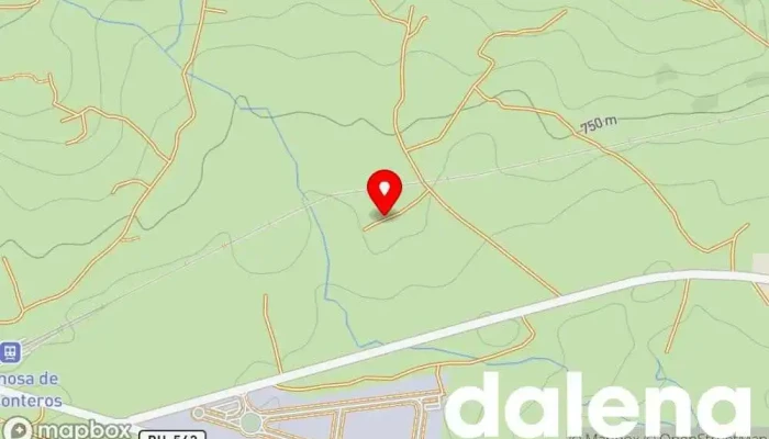 mapa de GRANJA LA LLUEZA Tienda de alimentos naturales, Granja avícola en ESPINOSA DE LOS MONTEROS