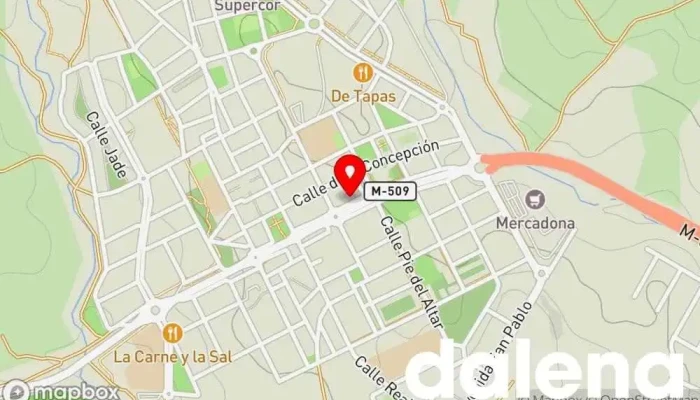mapa de Harina y Miel Tienda de alimentos naturales, Panadería, Pastelería en Villanueva del Pardillo