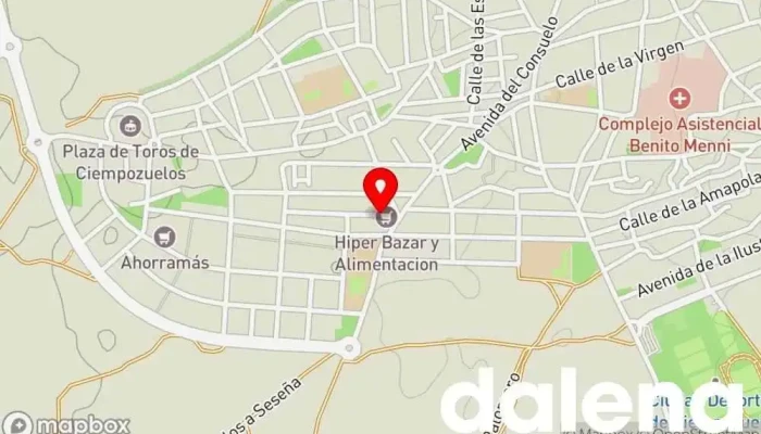 mapa de Hermanos M Mingo Tienda de alimentación en Ciempozuelos