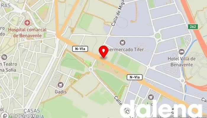 mapa de Hiper Casa Bazar Benavente Tienda general en 43-45
