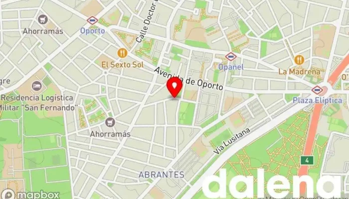 mapa de Hiper Usera Supermercado en Madrid