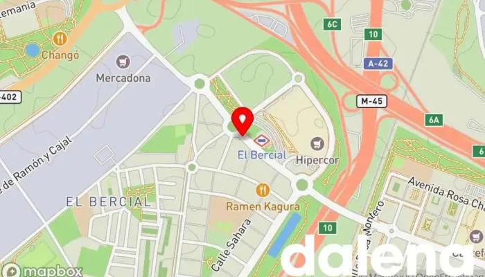 mapa de Hipercor El Bercial Hipermercado en Getafe