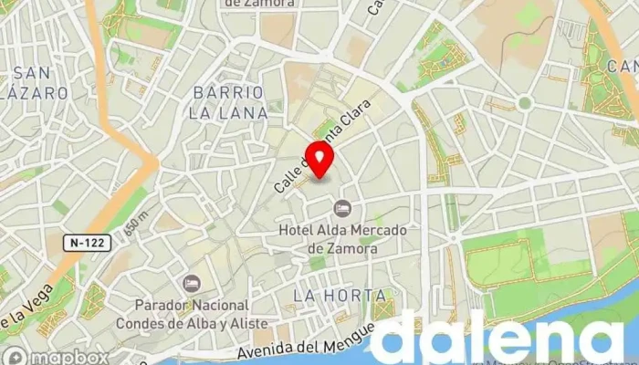 mapa de Jesús Javier Riego Blanco Tienda de alimentación en Zamora