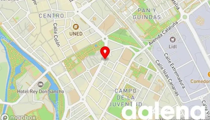 mapa de La Almazara de San Tienda de alimentación en Palencia
