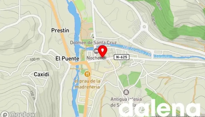mapa de La Barata Tienda de delicatessen en Cangas de Onís