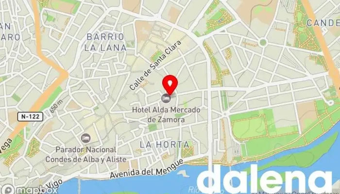 mapa de La casa del Bacalao Tienda de alimentación en Zamora