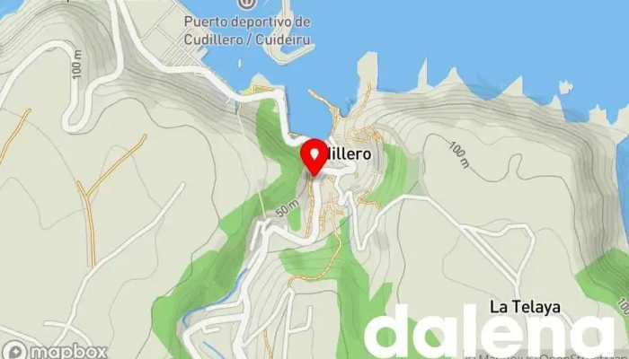 mapa de La Despensa de Cudillero Tienda de alimentación en Cudillero