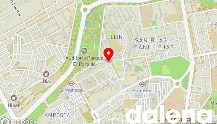 mapa de La Esquina 38 Supermercado, Servicio de transferencias de dinero, Servicio de mensajería, Agencia de viajes, Bazar en Madrid