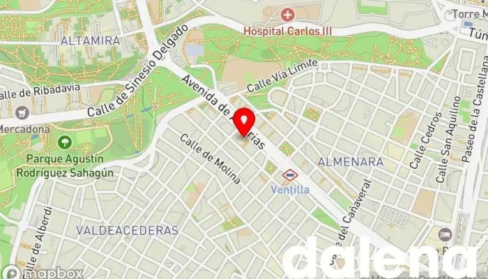 mapa de LA OSA Supermercado Cooperativo de Madrid Supermercado en Madrid