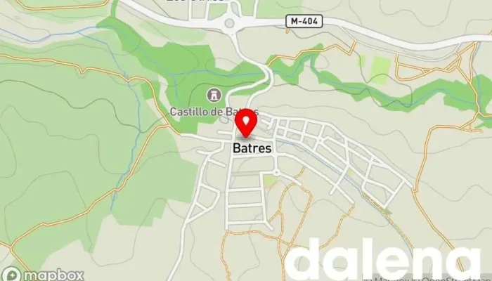 mapa de La Píkara de Batres Bar de tapas, Hamburguesería, Restaurante en Batres