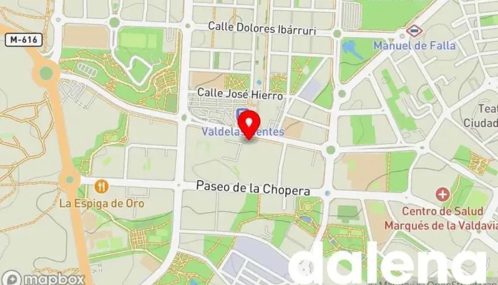 mapa de La Sirena Tienda de congelados, Tienda de alimentación en Alcobendas