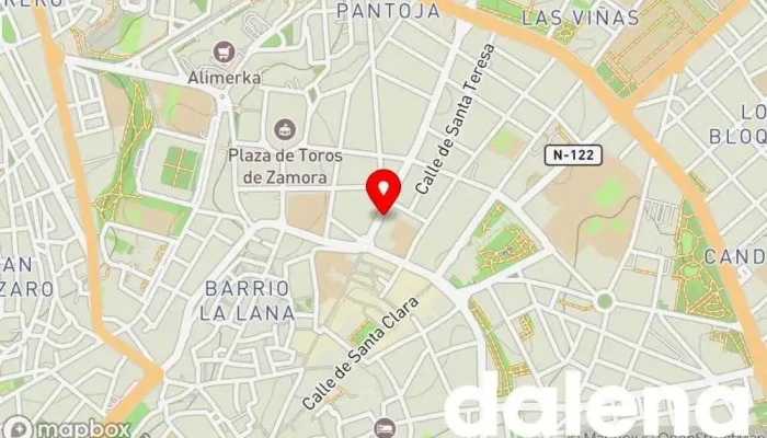 mapa de La Sirena Tienda de ropa en Zamora