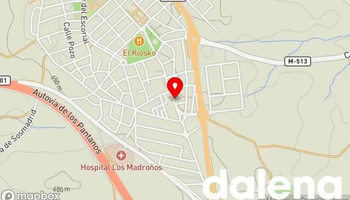 mapa de La tienda de Brunete Tienda de alimentación, Proveedor mayorista de alimentos en Brunete