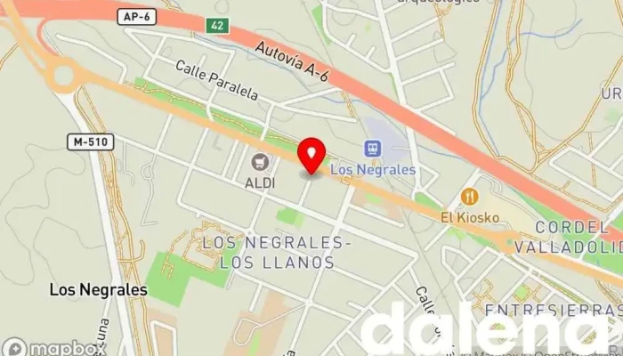 mapa de La Tragamillas Supermercado en Alpedrete