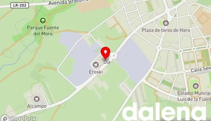 mapa de Lidl Supermercado de descuentos, Supermercado en Haro