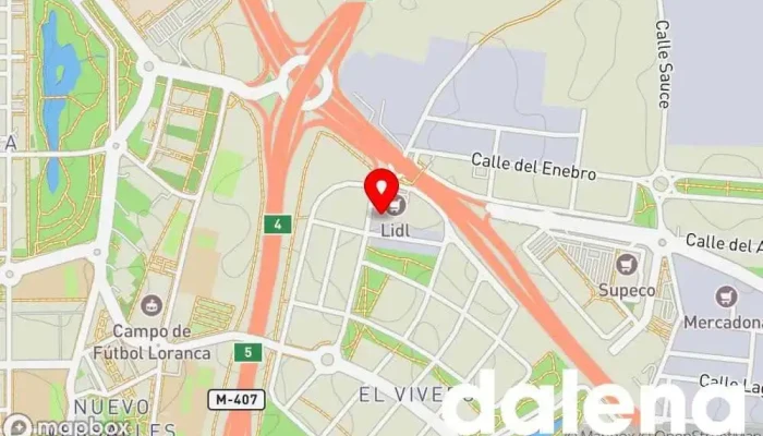 mapa de Lidl Supermercado de descuentos, Supermercado en Fuenlabrada