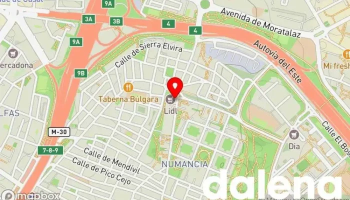 mapa de Lidl Supermercado de descuentos, Supermercado en Madrid