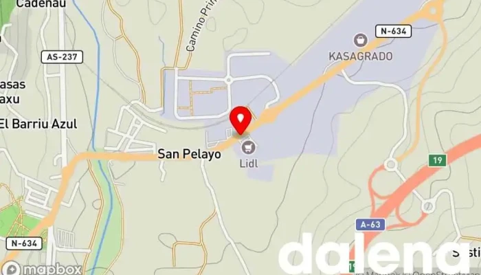 mapa de Lidl Supermercado de descuentos, Supermercado en Grado