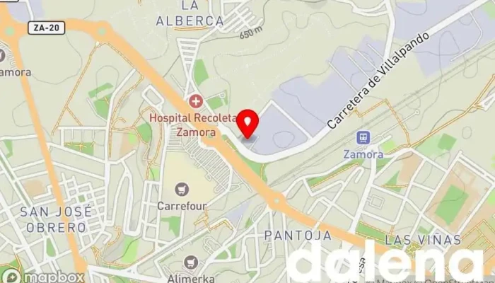 mapa de Lidl Supermercado de descuentos, Supermercado en Zamora