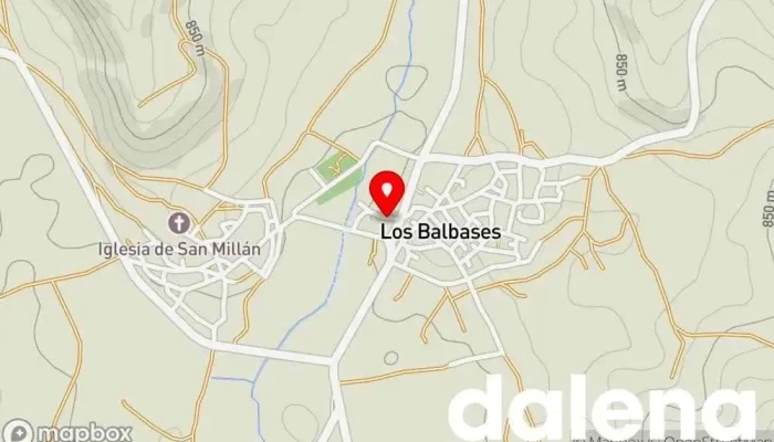 mapa de Los Balbases Tienda de alimentación en Los Balbases