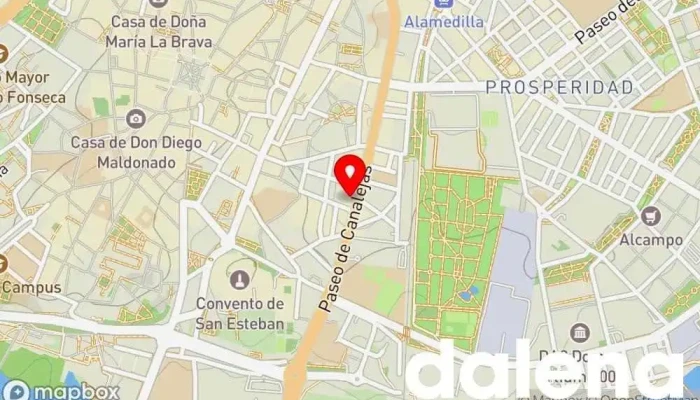 mapa de Lupa Supermercados Supermercado, Carnicería, Tienda de fiambres, Pescadería, Frutería en Salamanca