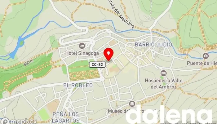 mapa de Lupe Sediaco Supermercado en Hervás