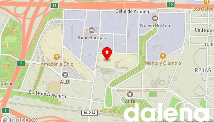 mapa de Makro Autoservicio mayorista, Servicio de distribución, Tienda de artículos de hostelería en Madrid