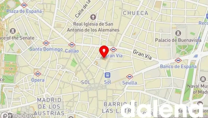 mapa de Mándalo Market Tienda de alimentación, Supermercado en Madrid