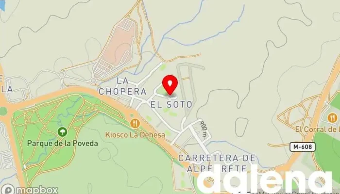 mapa de Mar y Mar Supermercado en Collado Villalba