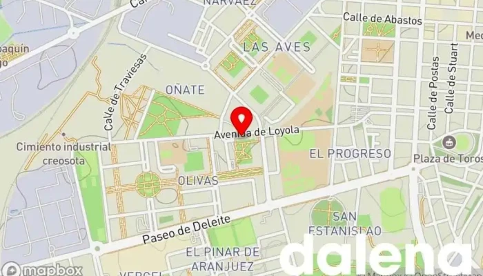 mapa de Maxcoop Supermercado en Aranjuez