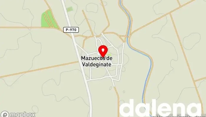 mapa de Mazuecos de Valdeginate  en Mazuecos de Valdeginate