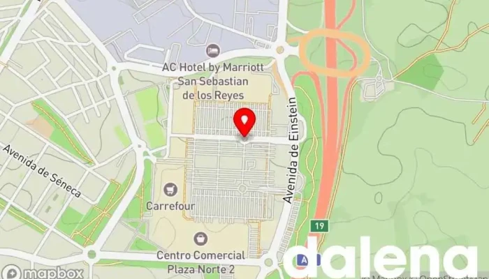 mapa de MegaPark Centro comercial, Tienda de muebles en San Sebastián de los Reyes