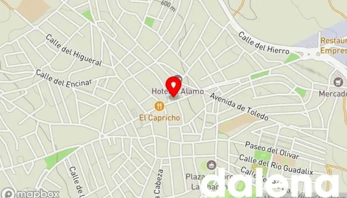 mapa de Mercadito Hnos. Uzal Supermercado en El Álamo